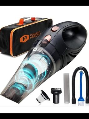 Power Practical Handheld Cordless Vacuum Cleaner, Rechargeable Portable